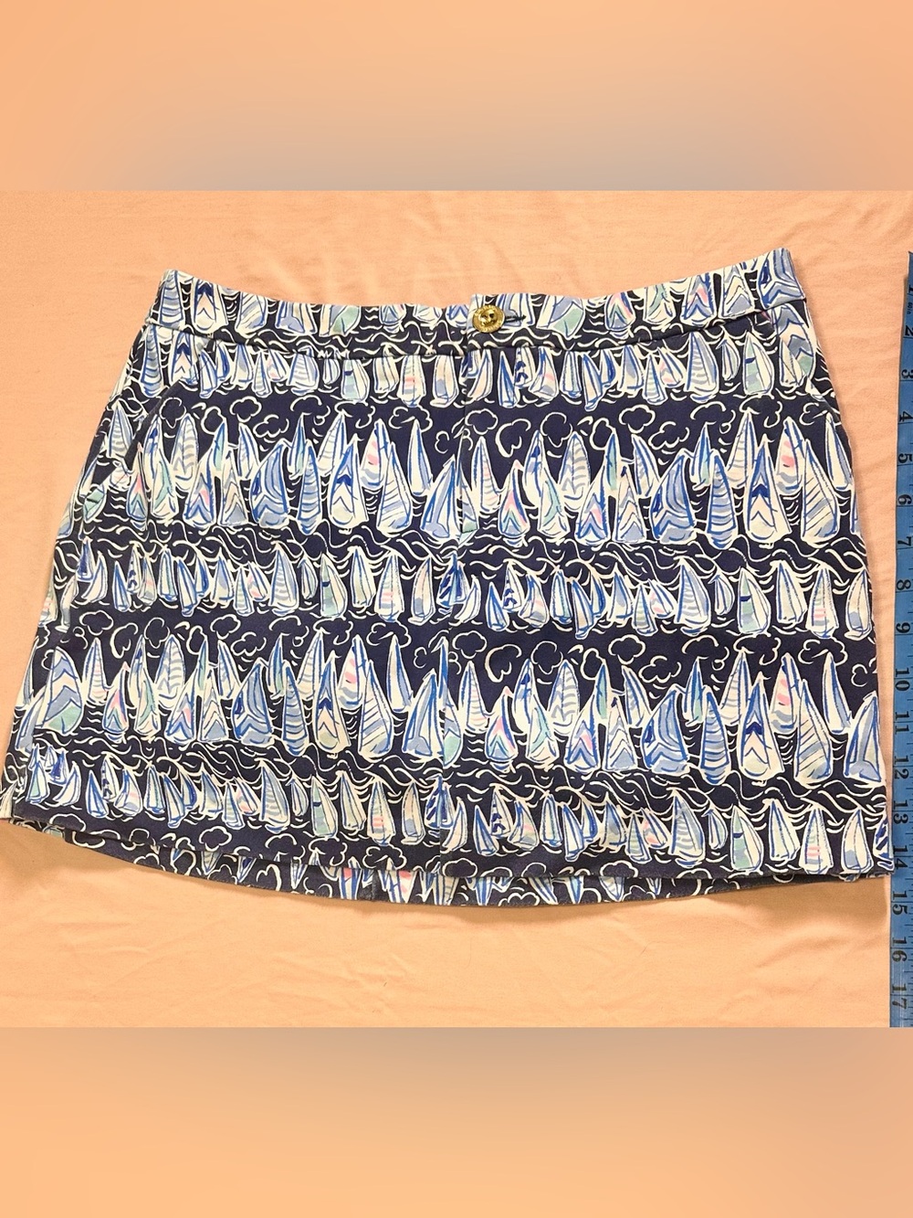 LILLY PULITZER Ladies Colette Knit Skort "SAILS AND STRIPES" Size 8